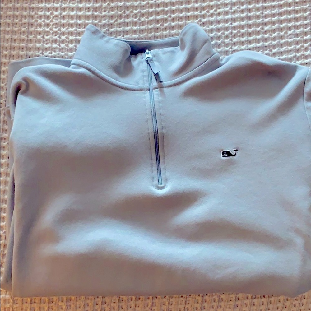 Vineyard vines gray long sleeve pull over